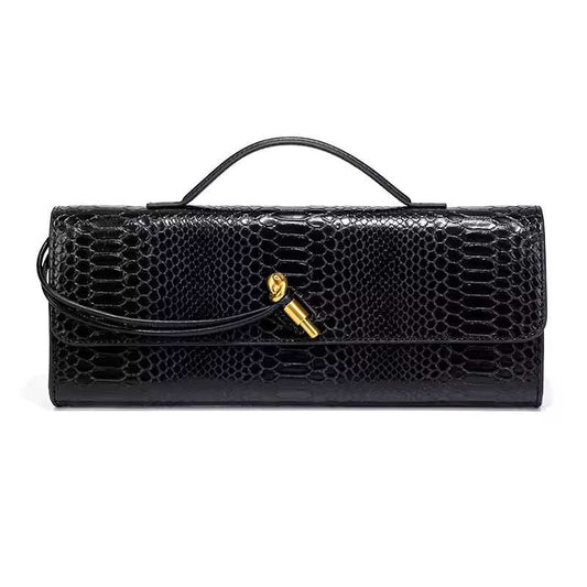 Vesper Embossed Clutch